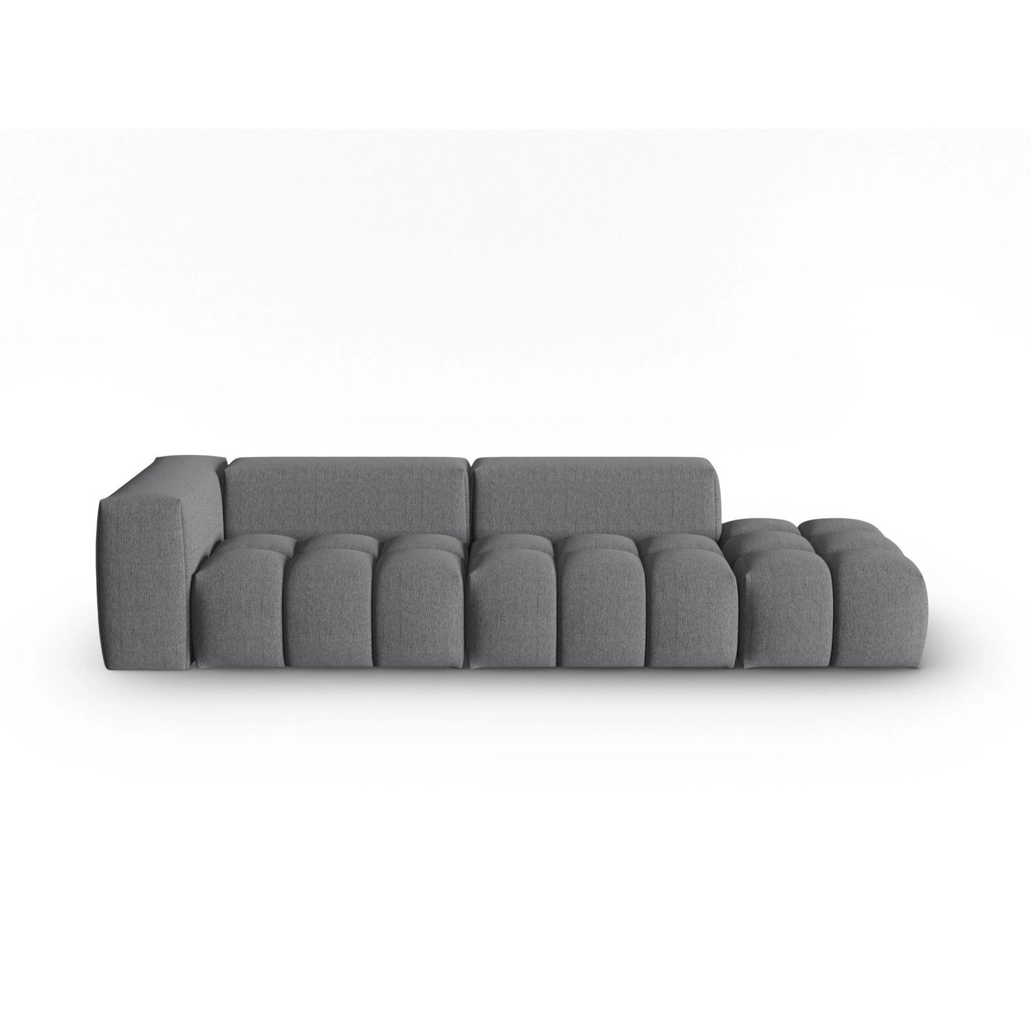 Verona Modulares 4-Sitzer Sofa, Rechte Seite, aus Strukturierter Stoff in Grau (Sorella 89), 265x85 cm von Cosmopolitan Design – Bild 1