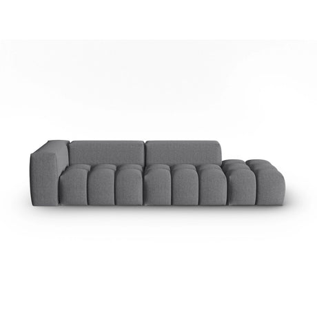 Verona Modulares 4-Sitzer Sofa, Rechte Seite, aus Strukturierter Stoff in Grau (Sorella 89), 265x85 cm von Cosmopolitan Design – Bild 1