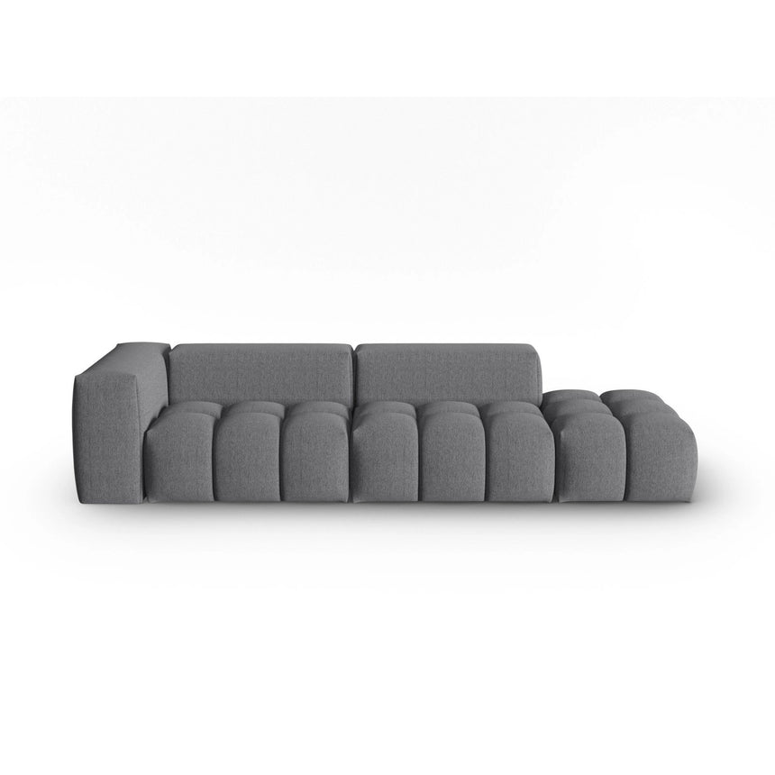 Verona Modulares 4-Sitzer Sofa, Rechte Seite, aus Strukturierter Stoff in Grau (Sorella 89), 265x85 cm von Cosmopolitan Design – Bild 1