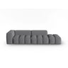 Verona Modulares 4-Sitzer Sofa, Rechte Seite, aus Strukturierter Stoff in Grau (Sorella 89), 265x85 cm von Cosmopolitan Design – Bild 1
