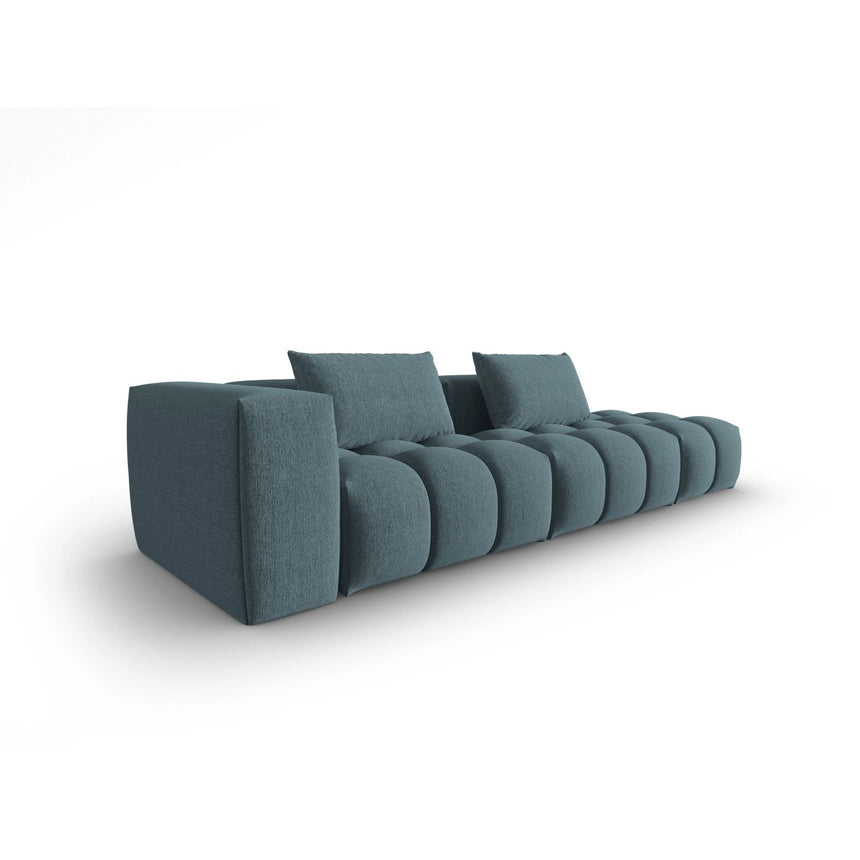 Verona Modulares 4-Sitzer Sofa, Rechte Seite, aus Strukturierter Stoff in Hellblau (Sorella 76), 265x85 cm von Cosmopolitan Design – Bild 3
