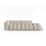 Verona Modulares 4-Sitzer Sofa, Rechte Seite, aus Strukturierter Stoff in Sand (Sorella 05), 265x85 cm von Cosmopolitan Design – Bild 1