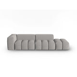 Verona Modulares 4-Sitzer Sofa, Rechte Seite, aus Strukturierter Stoff in Warmes Grau (Sorella 84), 265x85 cm von Cosmopolitan Design – Bild 1