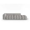 Verona Modulares 4-Sitzer Sofa, Rechte Seite, aus Strukturierter Stoff in Warmes Grau (Sorella 84), 265x85 cm von Cosmopolitan Design – Bild 1