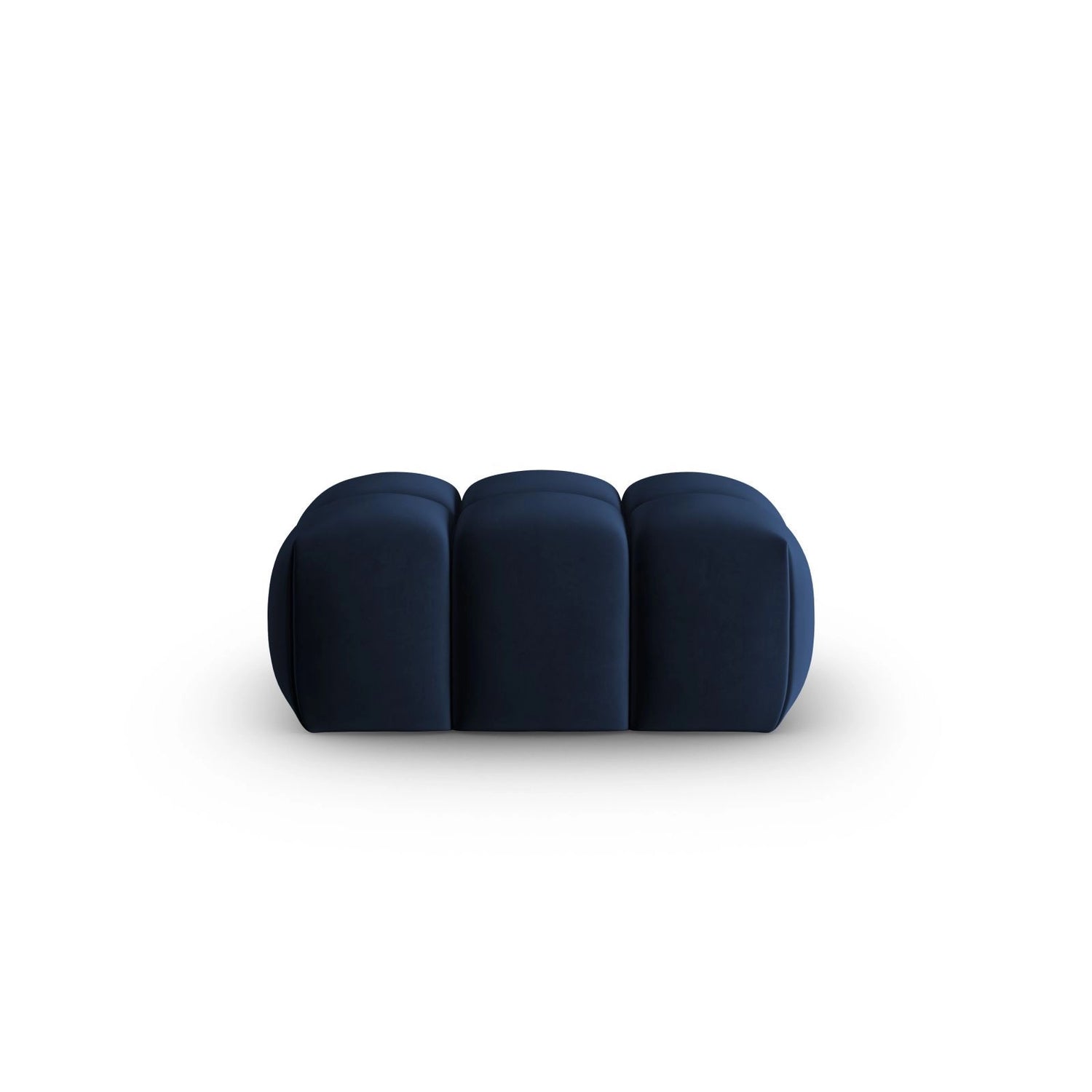 Verona Pouf aus Samt in Königsblau (Casino Deep Blue), 60x85 cm von Cosmopolitan Design – Bild 1