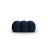 Verona Pouf aus Samt in Königsblau (Casino Deep Blue), 60x85 cm von Cosmopolitan Design – Bild 1