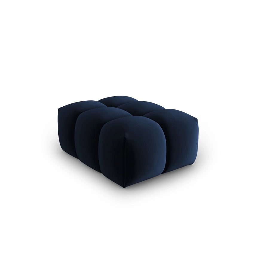 Verona Pouf aus Samt in Königsblau (Casino Deep Blue), 60x85 cm von Cosmopolitan Design – Bild 3