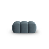 Verona Pouf aus Samt in Pastellblau (Casino Dark Blue), 60x85 cm von Cosmopolitan Design – Bild 1
