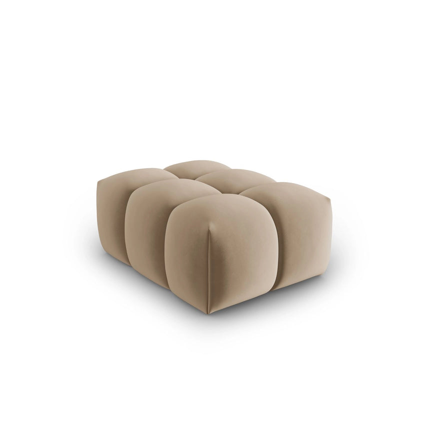 Verona Pouf aus Samt in Sand (Casino Lion), 60x85 cm von Cosmopolitan Design – Bild 3