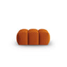 Verona Pouf aus Samt in Terrakotta (Casino Terracota), 60x85 cm von Cosmopolitan Design – Bild 1