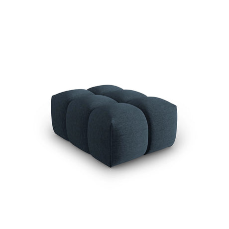 Verona Pouf aus Strukturierter Stoff in Dunkelblau (Sorella 77), 60x85 cm von Cosmopolitan Design – Bild 3