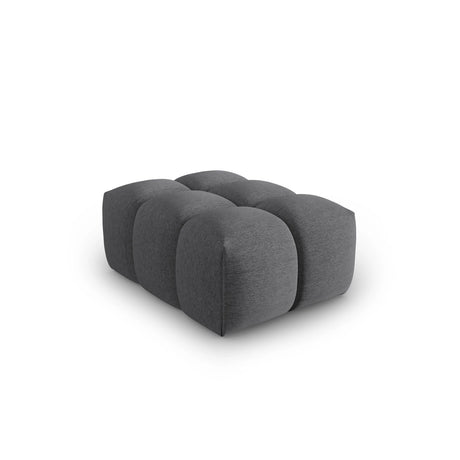 Verona Pouf aus Strukturierter Stoff in Grau (Sorella 89), 60x85 cm von Cosmopolitan Design – Bild 3