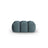 Verona Pouf aus Strukturierter Stoff in Hellblau (Sorella 76), 60x85 cm von Cosmopolitan Design – Bild 1