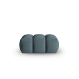 Verona Pouf aus Strukturierter Stoff in Hellblau (Sorella 76), 60x85 cm von Cosmopolitan Design – Bild 1