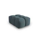Verona Pouf aus Strukturierter Stoff in Hellblau (Sorella 76), 60x85 cm von Cosmopolitan Design – Bild 3