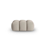 Verona Pouf aus Strukturierter Stoff in Sand (Sorella 05), 60x85 cm von Cosmopolitan Design – Bild 1