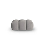 Verona Pouf aus Strukturierter Stoff in Warmes Grau (Sorella 84), 60x85 cm von Cosmopolitan Design – Bild 1