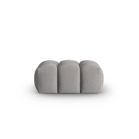 Verona Pouf aus Strukturierter Stoff in Warmes Grau (Sorella 84), 60x85 cm von Cosmopolitan Design – Bild 1