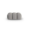 Verona Pouf aus Strukturierter Stoff in Warmes Grau (Sorella 84), 60x85 cm von Cosmopolitan Design – Bild 1