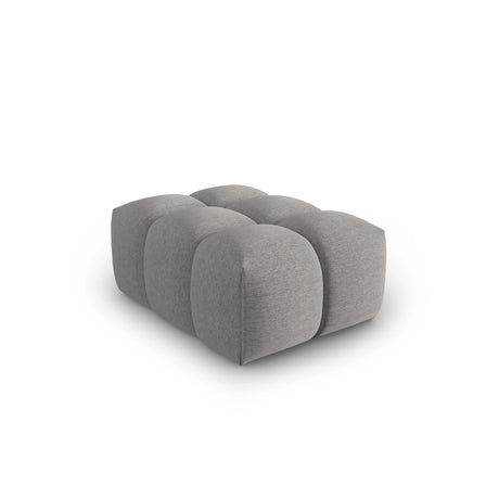 Verona Pouf aus Strukturierter Stoff in Warmes Grau (Sorella 84), 60x85 cm von Cosmopolitan Design – Bild 3