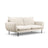 Vienna 3-Sitzer Sofa aus Boucle in Beige (Ascot NATA), 200x92x95 cm von Cosmopolitan Design – Bild 4