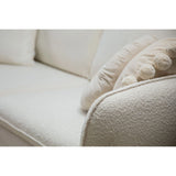 Vienna 3-Sitzer Sofa aus Boucle in Grau (Ascot Taupe), 200x92x95 cm von Cosmopolitan Design – Bild 8