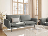 Vienna 3-Sitzer Sofa aus Boucle in Grau (Ascot Taupe), 200x92x95 cm von Cosmopolitan Design – Bild 2