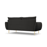 Vienna 3-Sitzer Sofa aus Boucle in Schwarz (Ascot Black), 200x92x95 cm von Cosmopolitan Design – Bild 5