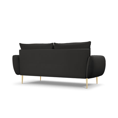Vienna 3-Sitzer Sofa aus Boucle in Schwarz (Ascot Black), 200x92x95 cm von Cosmopolitan Design – Bild 5