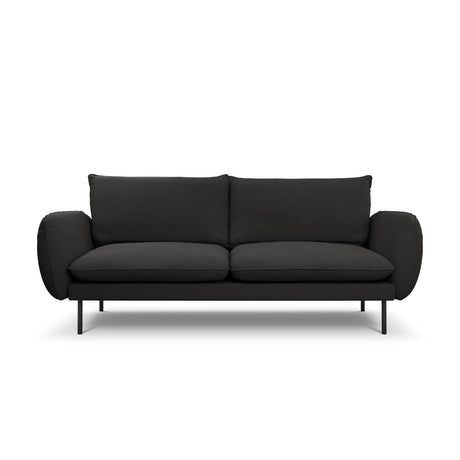 Vienna 3-Sitzer Sofa aus Boucle in Schwarz (Ascot Black), 200x92x95 cm von Cosmopolitan Design – Bild 1