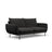 Vienna 3-Sitzer Sofa aus Boucle in Schwarz (Ascot Black), 200x92x95 cm von Cosmopolitan Design – Bild 4