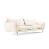 Vienna 3-Sitzer Sofa aus Samt, Boucle oder Strukturstoff, 200x92x95 cm von Cosmopolitan Design – Bild 1