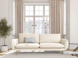 Vienna 3-Sitzer Sofa aus Samt, Boucle oder Strukturstoff, 200x92x95 cm von Cosmopolitan Design – Bild 2