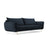 Vienna 3-Sitzer Sofa aus Samt in Dunkelblau (Bluvel 89), 200x92x95 cm von Cosmopolitan Design – Bild 1