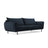 Vienna 3-Sitzer Sofa aus Samt in Dunkelblau (Bluvel 89), 200x92x95 cm von Cosmopolitan Design – Bild 1