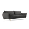 Vienna 3-Sitzer Sofa aus Samt in Dunkelgrau (Bluvel 18), 200x92x95 cm von Cosmopolitan Design – Bild 1