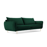 Vienna 3-Sitzer Sofa aus Samt in Flaschengrün (Bluvel 78), 200x92x95 cm von Cosmopolitan Design – Bild 1