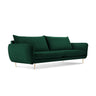 Vienna 3-Sitzer Sofa aus Samt in Flaschengrün (Bluvel 78), 200x92x95 cm von Cosmopolitan Design – Bild 1