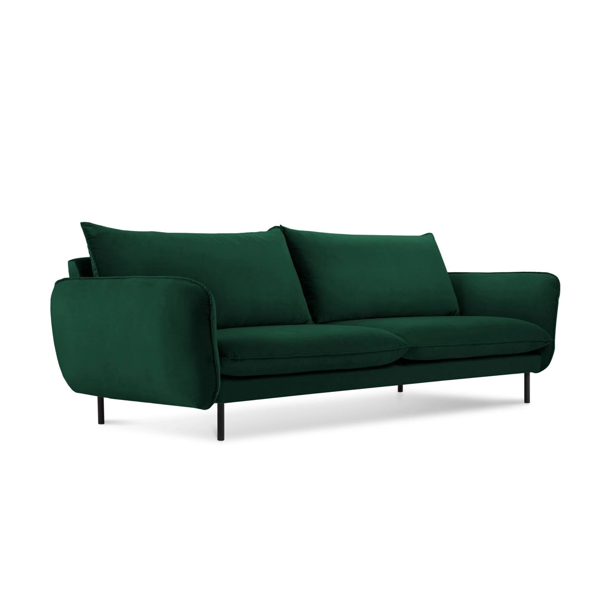 Vienna 3-Sitzer Sofa aus Samt in Flaschengrün (Bluvel 78), 200x92x95 cm von Cosmopolitan Design – Bild 1