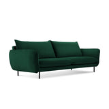 Vienna 3-Sitzer Sofa aus Samt in Flaschengrün (Bluvel 78), 200x92x95 cm von Cosmopolitan Design – Bild 1
