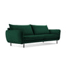 Vienna 3-Sitzer Sofa aus Samt in Flaschengrün (Bluvel 78), 200x92x95 cm von Cosmopolitan Design – Bild 1