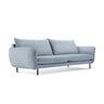 Vienna 3-Sitzer Sofa aus Samt in Hellblau (Bluvel 06), 200x92x95 cm von Cosmopolitan Design – Bild 1