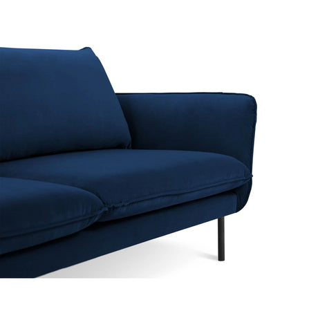 Vienna 3-Sitzer Sofa aus Samt in Königsblau (Bluvel 86), 200x92x95 cm von Cosmopolitan Design – Bild 4
