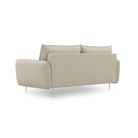 Vienna 3-Sitzer Sofa aus Strukturierter Stoff in Beige (Positano 8), 200x92x95 cm von Cosmopolitan Design – Bild 4