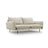 Vienna 3-Sitzer Sofa aus Strukturierter Stoff in Beige (Positano 8), 200x92x95 cm von Cosmopolitan Design – Bild 1