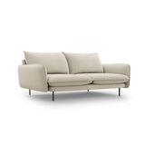 Vienna 3-Sitzer Sofa aus Strukturierter Stoff in Beige (Positano 8), 200x92x95 cm von Cosmopolitan Design – Bild 1