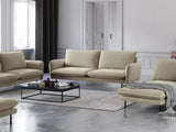 Vienna 3-Sitzer Sofa aus Strukturierter Stoff in Beige (Positano 8), 200x92x95 cm von Cosmopolitan Design – Bild 2