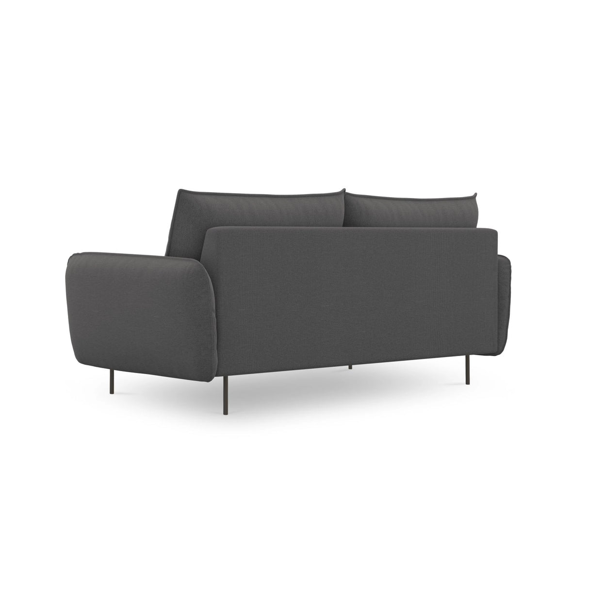 Vienna 3-Sitzer Sofa aus Strukturierter Stoff in Dunkelgrau (Positano 95), 200x92x95 cm von Cosmopolitan Design – Bild 4