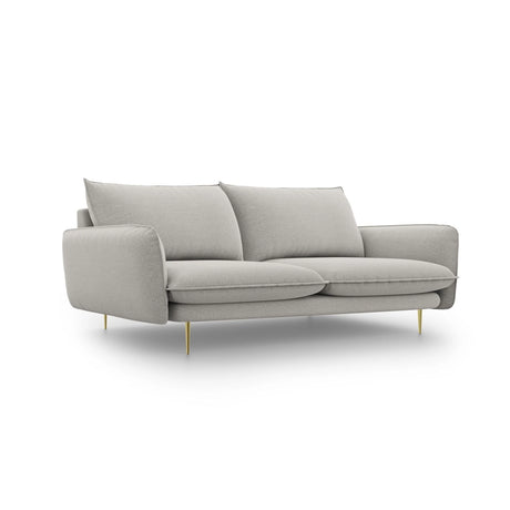 Vienna 3-Sitzer Sofa aus Strukturierter Stoff in Hellgrau (Asgard 27/ Positano 83), 200x92x95 cm von Cosmopolitan Design – Bild 1