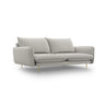 Vienna 3-Sitzer Sofa aus Strukturierter Stoff in Hellgrau (Asgard 27/ Positano 83), 200x92x95 cm von Cosmopolitan Design – Bild 1